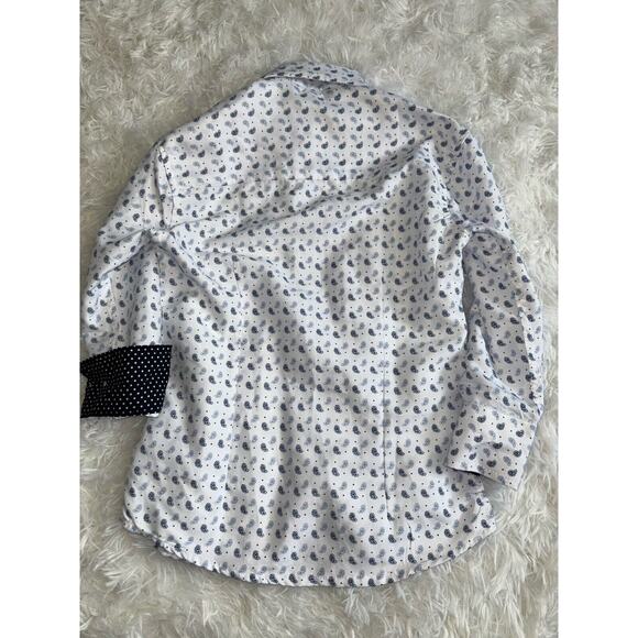 ELIE Balleh Of Milan Boys Sz. 4 Button Down Oxford. Beautiful, Great Shape - Picture 8 of 9